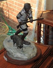 Starr York Signed & Numbered Bronze "The Chase of the Cat".