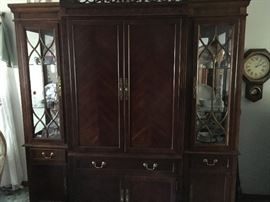 Wow!  This is a third cabinet/entertainment center -- what a great piece!