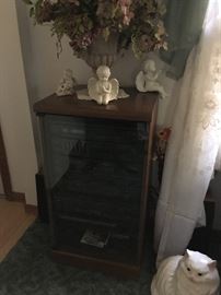 A stereo cabinet full of components -- haven't done the research on stereo make, though.