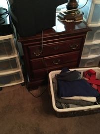 . . . and the nightstand.