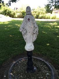 A Madonna that needs a little TLC.