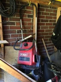 one of two Toro snow blowers