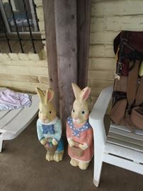 Easter rabbits.