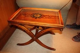 Italian inlaid side table