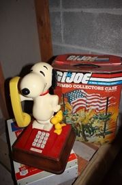 Snoopy phone/ GI Joe