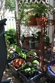 Lots of darling pots and outdoor decor