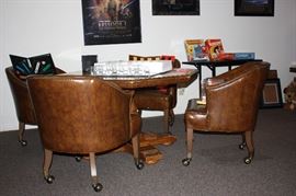 Game table and 4 chairs