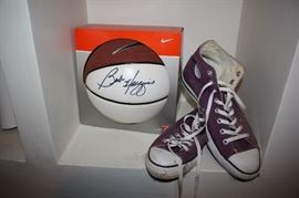 Bob Huggins signed basketball