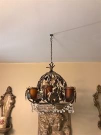 Candle holder chandelier 