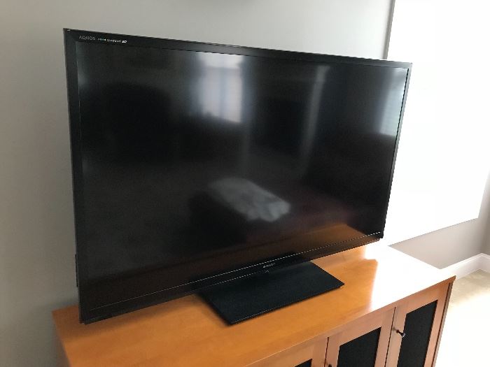 AQOUS 60 inch flat screen TV