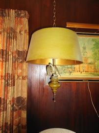 Eagle hanging desk lamp