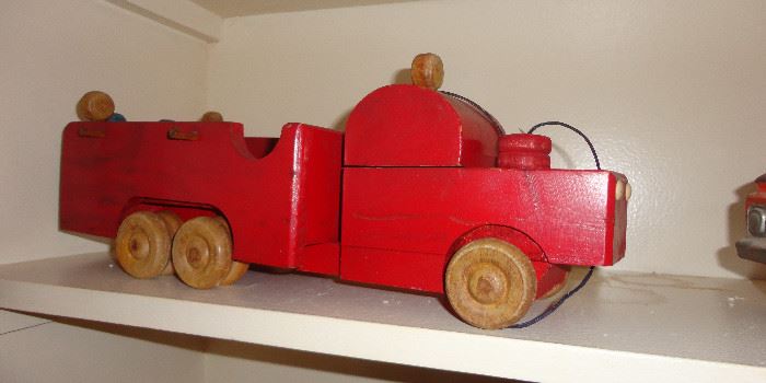 Wood fire engine - vintage