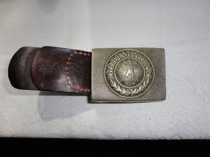 German army belt and buckle