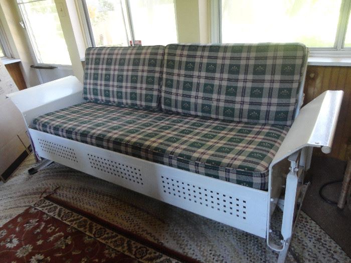 Glider in great condition for its age - upholstered by the Armish
