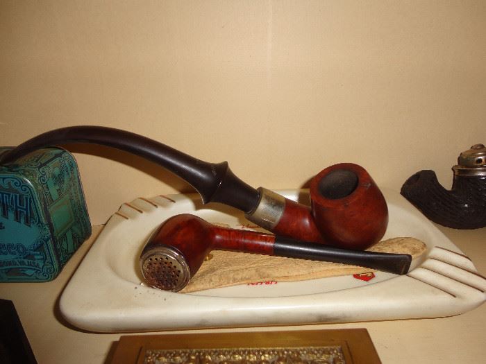 Sherlock Holmes style German pipe and more