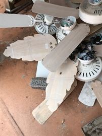 Hunter ceiling fans - used   $10. each!  must by the entire lot (8-10 fans)