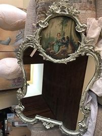 Large, Beautiful, Old French mirror