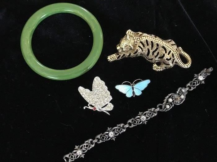 Bracelets, Butterflys and Broach