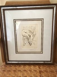 Salvador Dali, signed & certified lithograph