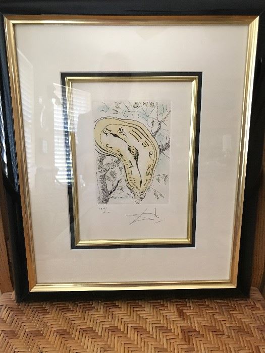 Salvador Dali, signed & numbered lithograph