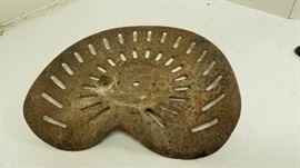 Cast Iron Tractor Seat