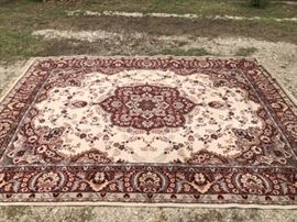 There are two identical rugs like this one.