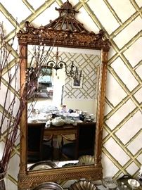 vintage gilt mirror