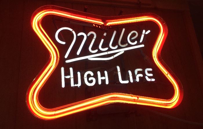 Miller “High Life” Neon Beer Sign