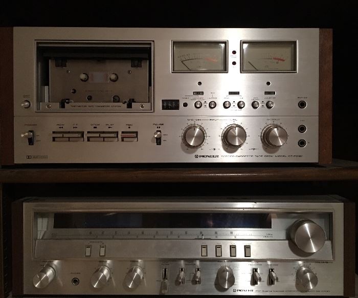 Pioneer Tape Deck (CT-F9191) & Stereo Receiver (SX-3700)