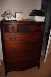 Tall Chest of Drawers with Bric-A-Brac