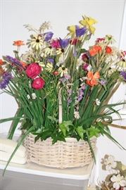 Decorative Floral Basket