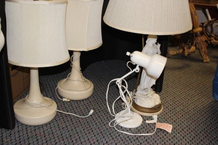 Assorted Lamps in Varied Styles