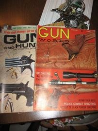 Vintage 1950's and 60's gun magazines