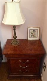 Vintage Henredon bedside table #1, excellent condition!