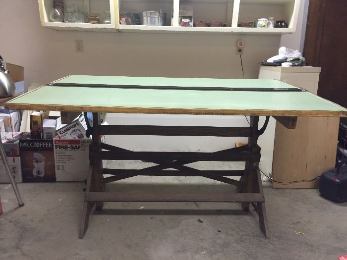 Chas. Bruning Co. Inc. Drafting Table by Hamilton Furniture
