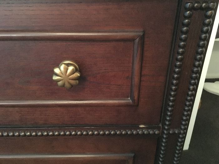 Close Up View of LANE 3 Drawer Chest