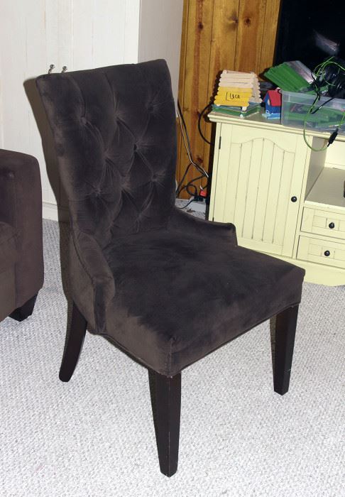 Microfiber Upholstered Chair