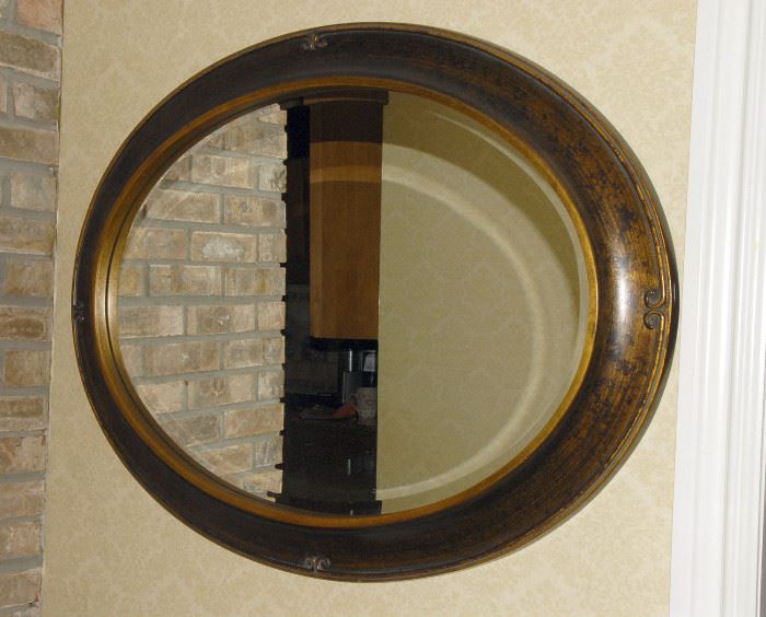 Large Oval Wall Mirror