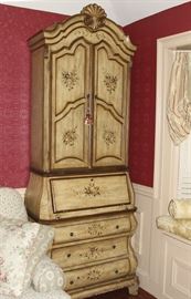 Tall French Country Secretary  Desk - (closed view)