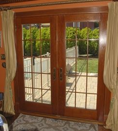 Exterior Pella French Patio Doors (interior view)