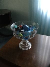 Glass candies.