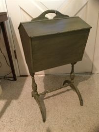 Antique sewing cabinet