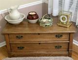 Antique Oak Blanket Chest