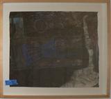 BYERS. Tim, Abstract, Work on Paper, Floating in Frame, 33" x 29 1/2"