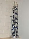 STRETCH, “Tower”, Sculpture Maquette, Glass & Metal