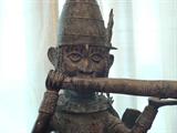 African Brass Musician - detail