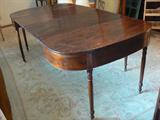 Ant. Federal Sgl. Drop Leaf Tables with leaves raised