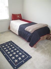 Rug and bedding