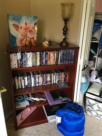 DVD's , CD's; Bookshelf