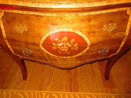 Hand-painted Heckman Bombay chest